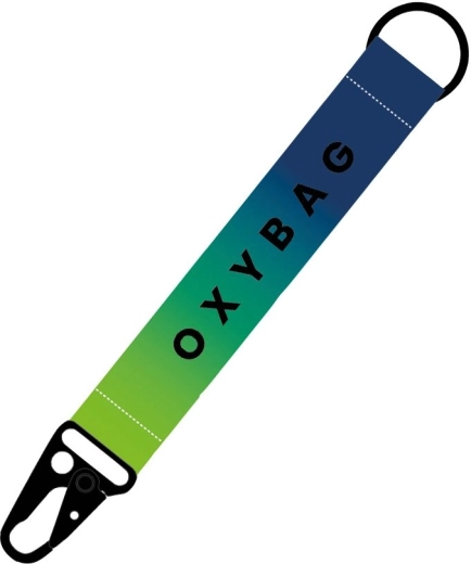 Short Keychain with Carabiner Ombre Boy