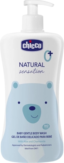 Chicco gel douche à l’aloe vera et à la camomille Natural Sensation 500 ml (dès la naissance)