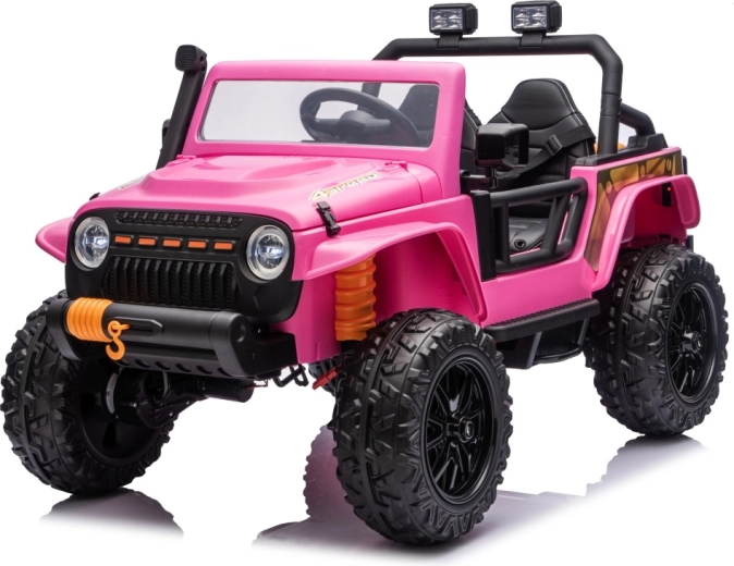 Voiture électrique pour enfants Jeep Monster 24V rose