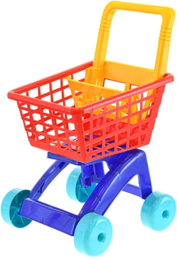Children's shopping cart red 58 cm