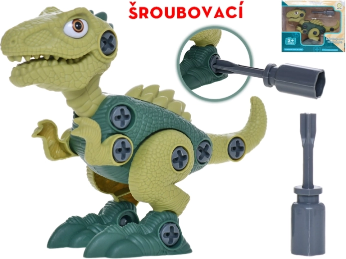 Dinosaure à visser 21 cm – kit de construction interactif pour enfants
