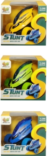 Voiture cascadeuse avec lumières et sons, rotations à 360°