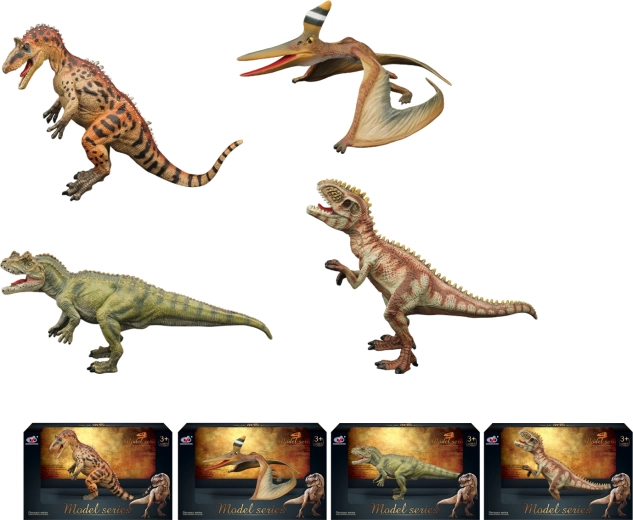 Dinosaurussenwereld – set dinosaurusfiguren (4 soorten)