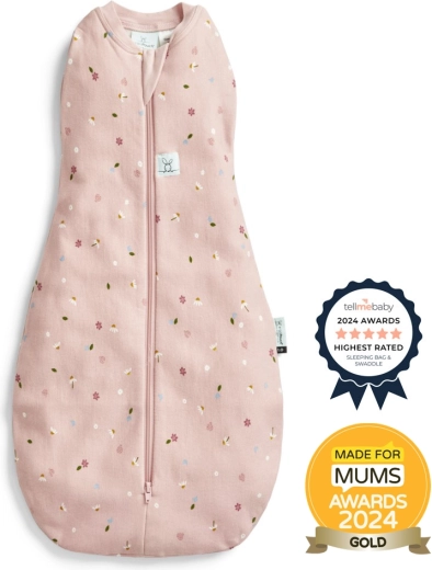 Ergopouch swaddle and sleeping bag 2-in-1 Cocoon, 1 TOG (6–12 months, 8–10 kg) – Daisies