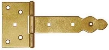 Charnière de portail décorative 250 × 90 × 35 mm