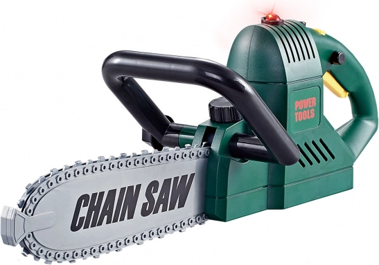 Kids' chainsaw with sound and light