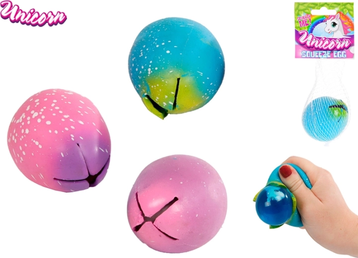 Oeuf anti-stress compressible Unicorn avec licorne