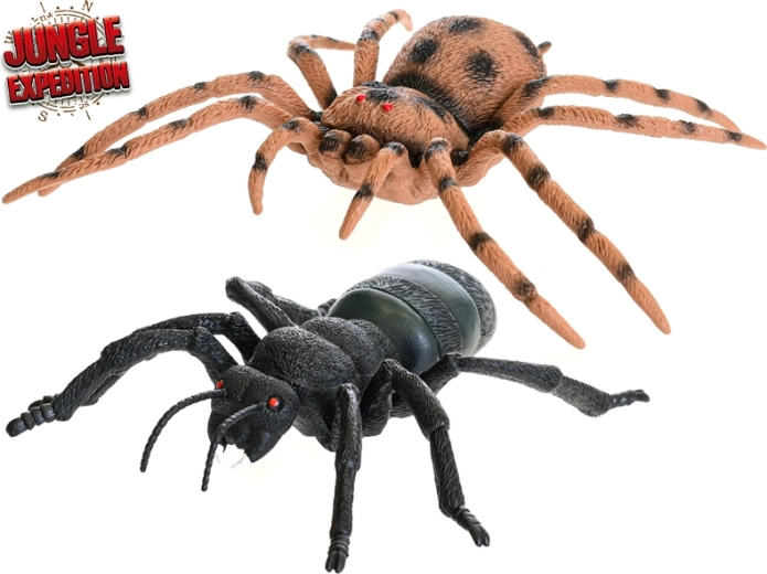 Jungle Expedition plastic figuur van een spin of mier 17–21 cm
