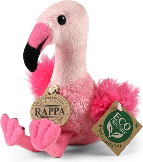 Pluchen flamingo 15 cm eco-friendly