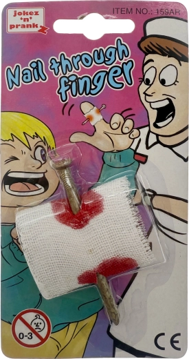 Spijker door de vinger – goocheltruc voor kinderen