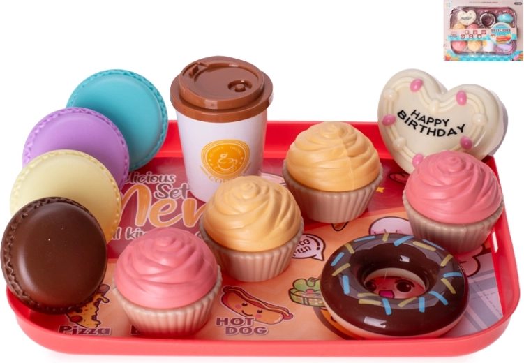 Konditor-Set mit Tablett 22 × 16 cm, 11 Teile