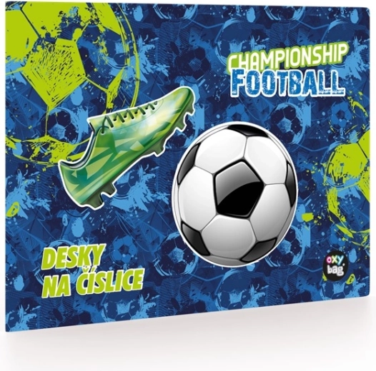 Number Cards Folder Football