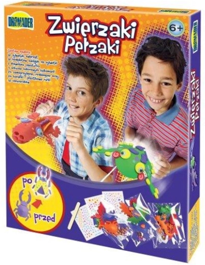 Creatieve set – kruipende diertjes aan een touwtje