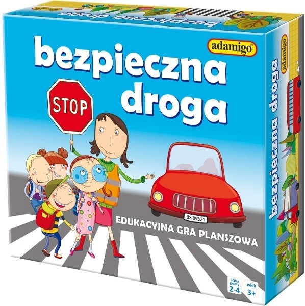 Veilige weg - educatief bordspel voor kinderen