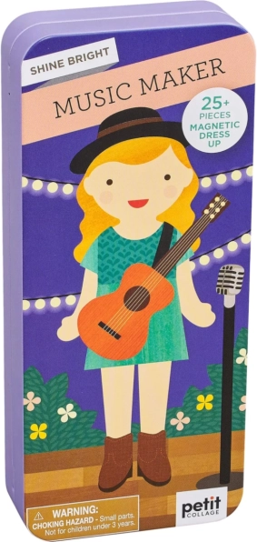 Magnetic Dress-up Set Musician PETIT COLLAGE
