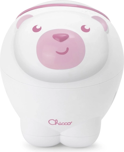Chicco projecteur aurore boréale – ourson rose 2 en 1