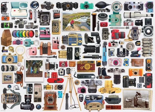 EUROGRAPHICS Puzzle World of Cameras 1000 pieces