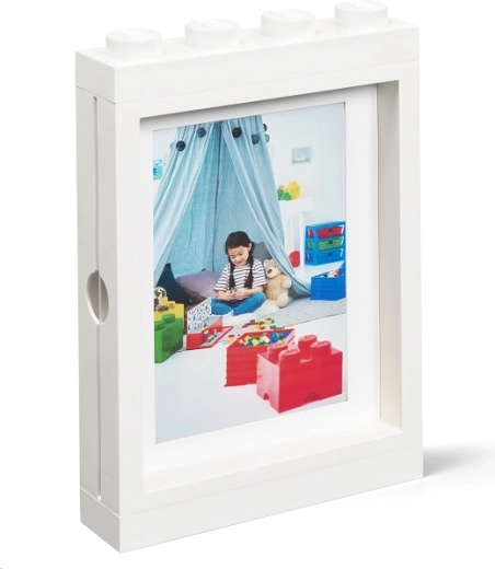 Cadre photo Lego – blanc