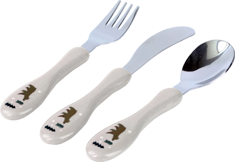 Set de couverts pour enfants Kitchisimo 3 pcs ourson