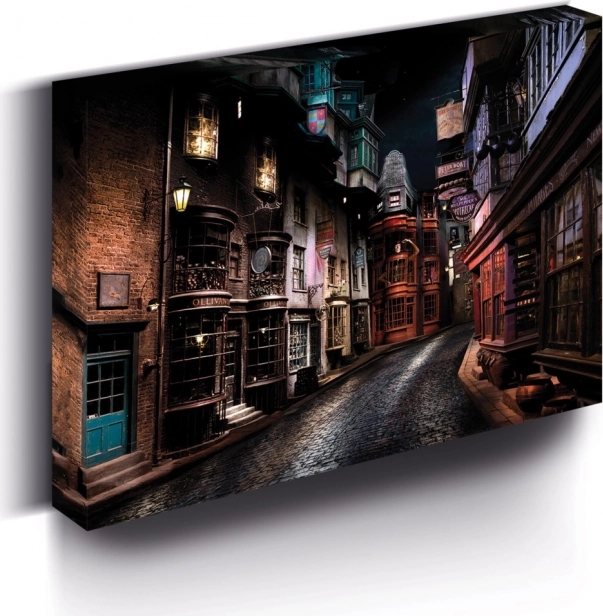 Tableau LED 30×40 cm Harry Potter – Allée des Embrumes