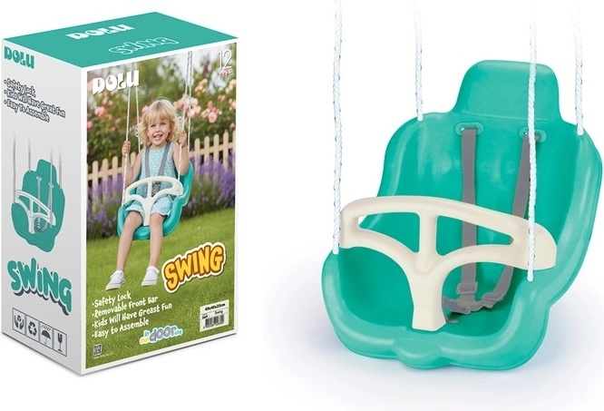 Balancelle pendulaire Dolu avec siège de sécurité pour tout-petits
