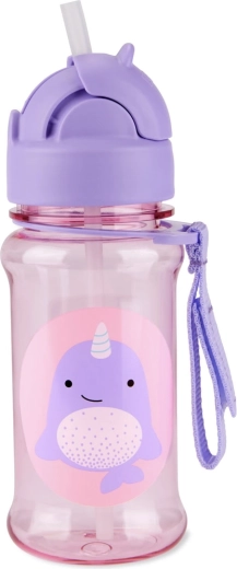 Skip Hop Zoo bouteille en Tritan avec paille Narval 355 ml