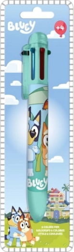 Ballpoint pen 6 colors BLUEY