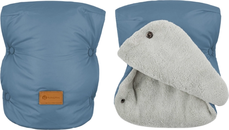 Handmoffen voor kinderwagen PETITE&MARS Jasie Ocean Blue
