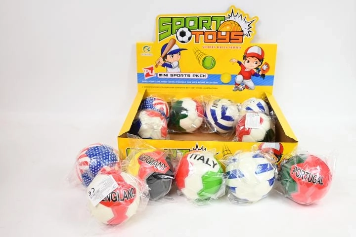 Ballon 10 cm – championnat du monde (drapeaux)
