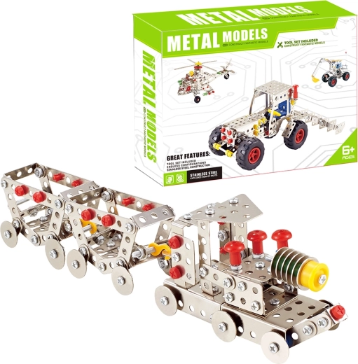 Kit de construction métallique train 277 pièces