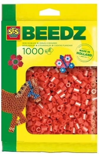 SES Creative strijkkralen rood 1000 stuks