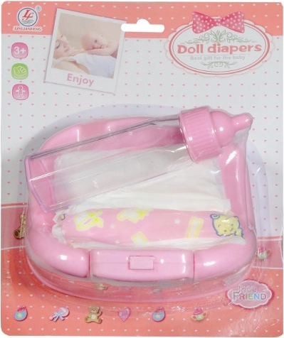 Petit pot avec accessoires pour poupées