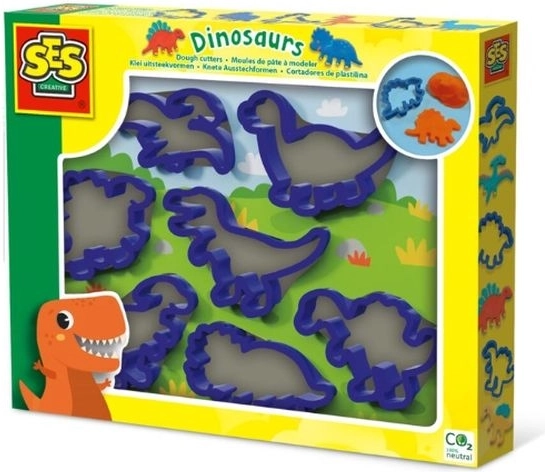 SES uitsteekvormpjes voor klei en deeg – dinosaurus