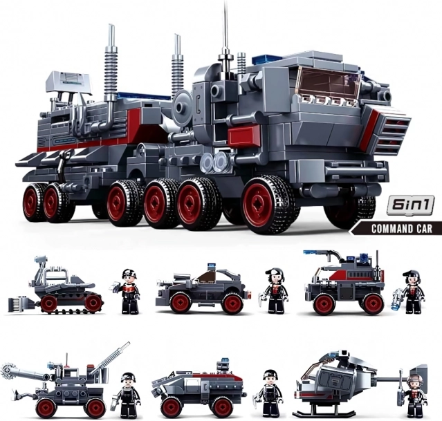 Sluban Space War commandovoertuig – afzonderlijk bouwdeel