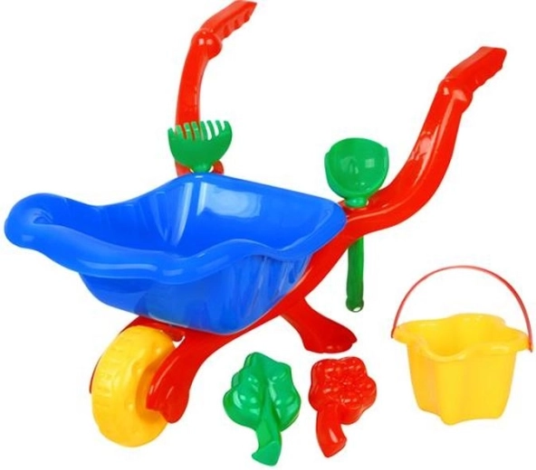 Kinderkruiwagen Bączek met zandbakaccessoires