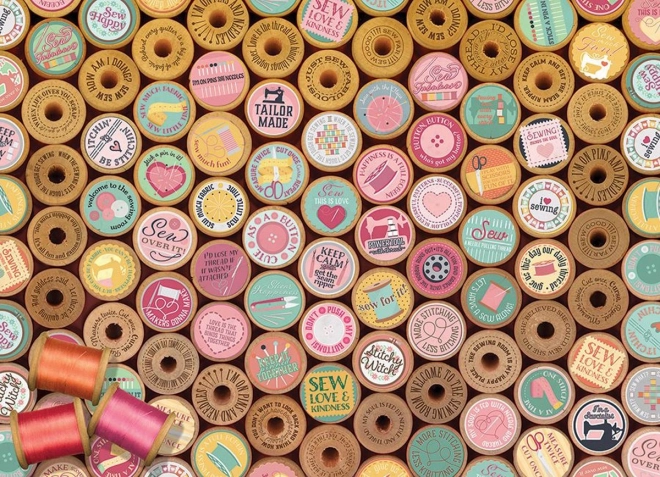 Puzzle Happy Stitching 1000 Pieces COBBLE HILL