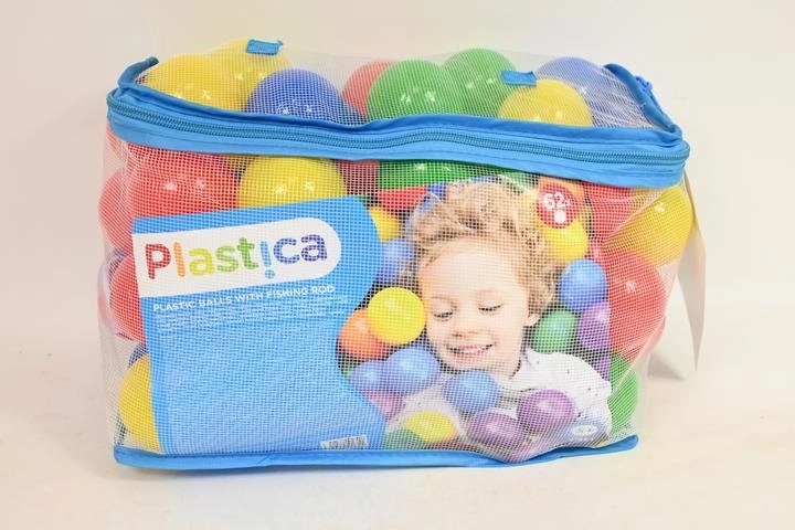 Woodyland balles en plastique avec canne à pêche – set de 62 pcs