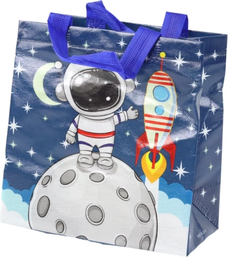 Sac cadeau Cosmos, bleu foncé 23 × 22 × 10 cm