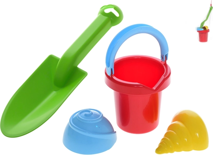 Set de sable 4 pcs avec seau 10,5 cm pour enfants dès 12 mois