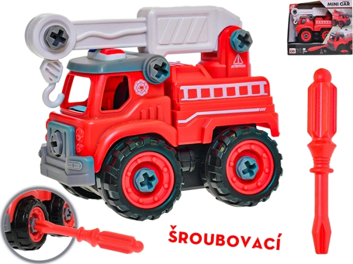 Camion de pompiers à visser 13 cm