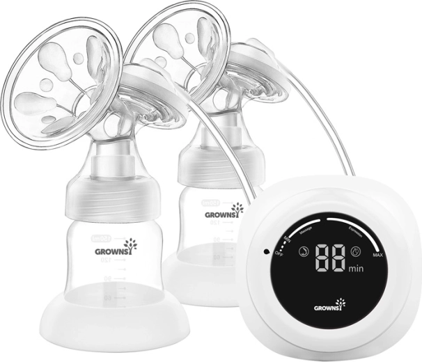 Dubbele elektrische borstkolf voor moedermelk Grownsy