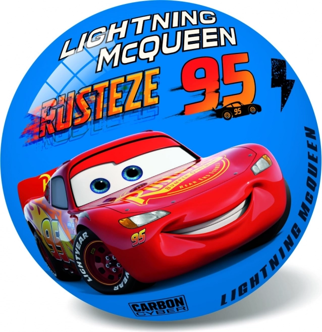 Balle Disney Cars bleue 14 cm