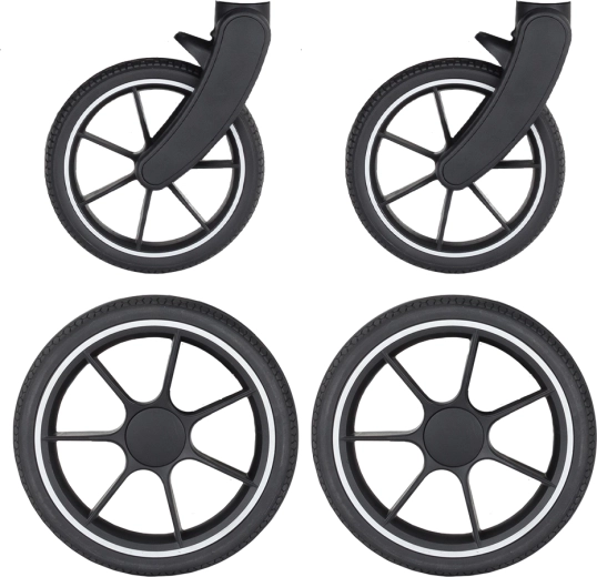 Roues en caoutchouc pour poussette Petite&Mars Street2 RWS – set de 4 pcs