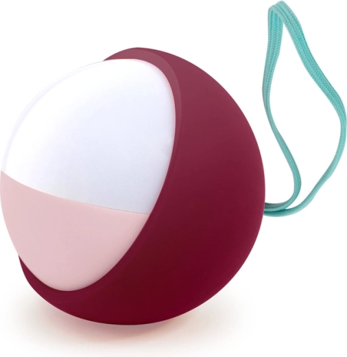 Pabobo Little Moon Red Night Light with Adjustable Brightness