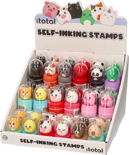 Cute Animal Stamp – Panda and Capybara