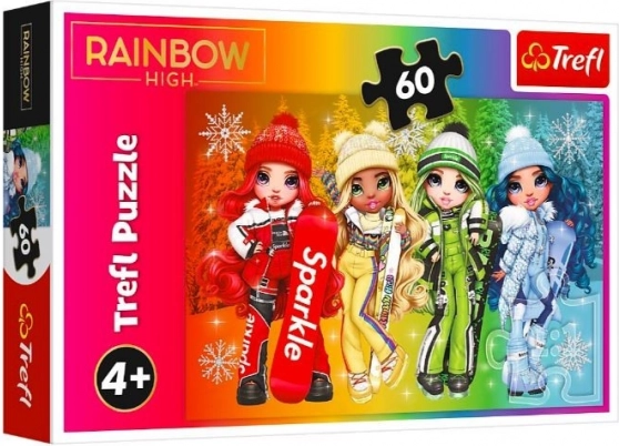 60-piece Puzzle Joyful Dolls RAINBOW HIGH