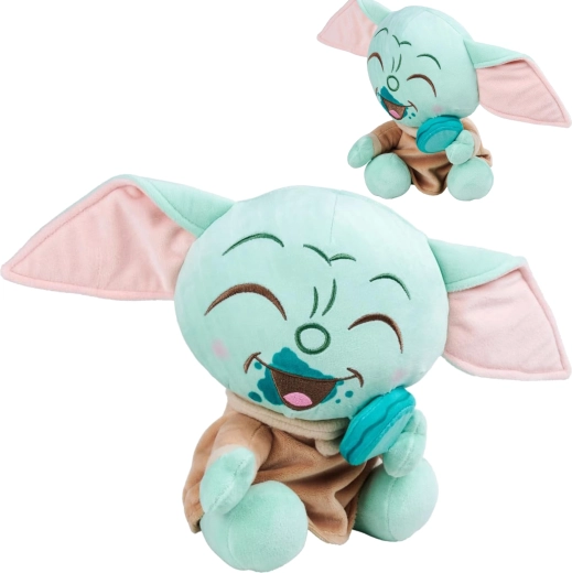 Disney Star Wars peluche Grogu avec macaron 25 cm