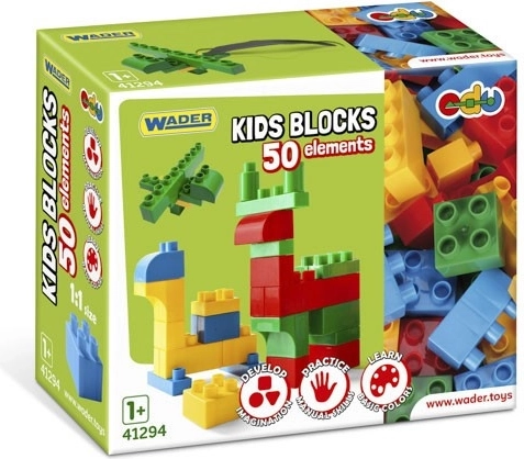 Kids Blocks Construction Set 50 pieces