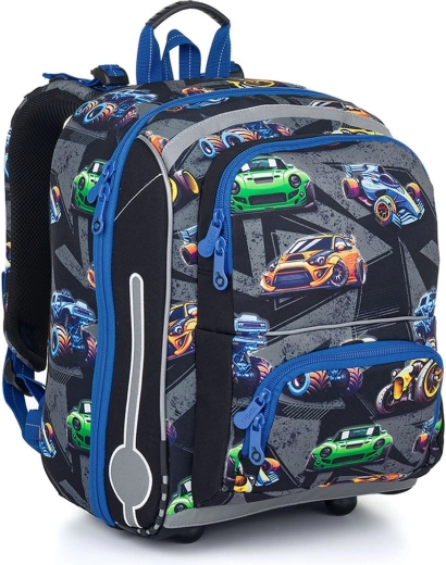Cartable scolaire avec voitures Topgal BEBE