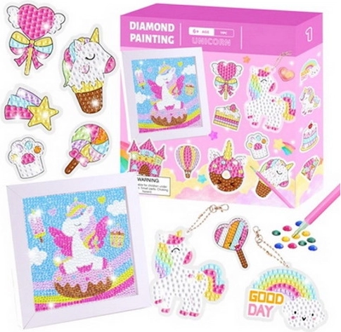 creatieve DIY-set – diamant schilderen met lijst en accessoires